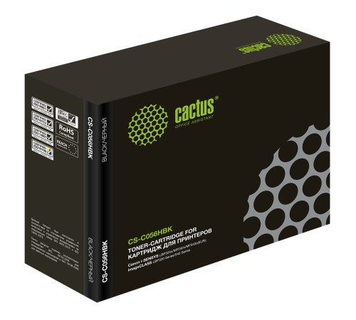 Картридж лазерный Cactus CS-C056HBK 056 H черный (21000стр.) для Canon imageCLASS LBP320 Series/540 Series