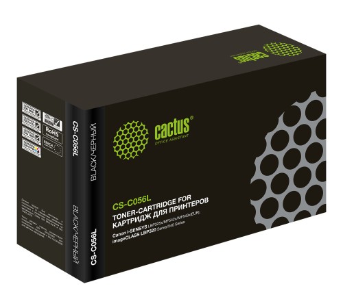Картридж лазерный Cactus CS-C056L 056 L черный (5100стр.) для Canon imageCLASS LBP320 Series/540 Series