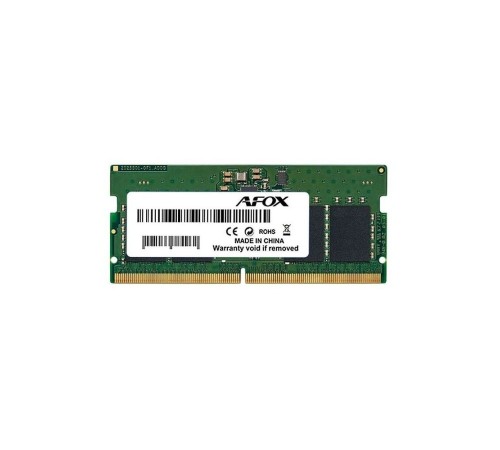 AFOX DDR5 SO-DIMM 16GB 5600Mhz Single Channel Package (1x16GB), PC5-44800, 262-Pin, Non-ECC, Un-Buffered, CL45-45-45-90, 1.1V AFOX DDR5 SO-DIMM 16GB 5600Mhz Single Channel Package (1x16GB), PC5-44800, 262-Pin, Non-ECC, Un-Buffered, CL45-45-45-90, 1.1V