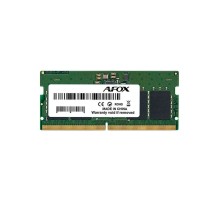 Модуль памяти Afox 16GB DDR5 4800Mhz SO-DIMM Single Channel Package (1x16GB),  PC5-38400, 262-Pin, Non-ECC, Un-Buffered, CL40-38-38-77, 1.1V