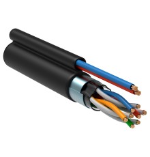 Кабель информационный ITK LC3-C5E04-379 кат.5е F/UTP общий экран 2X2X24AWG LDPE внешний 305м черный