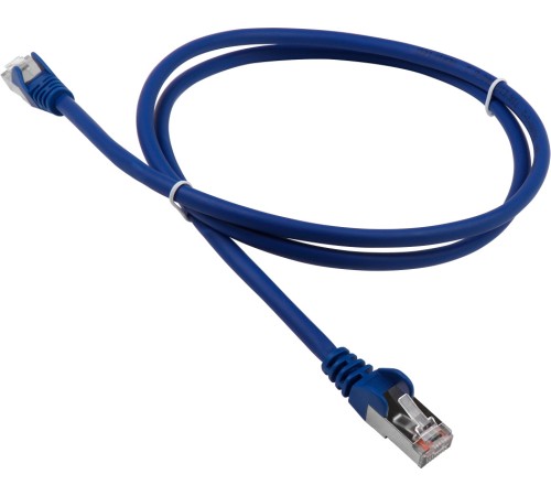 Патч-корд Lanmaster LAN-PC45/S5E-15-BL FTP вилка RJ-45-вилка RJ-45 кат.5е 15м синий LSZH (уп.:1шт)