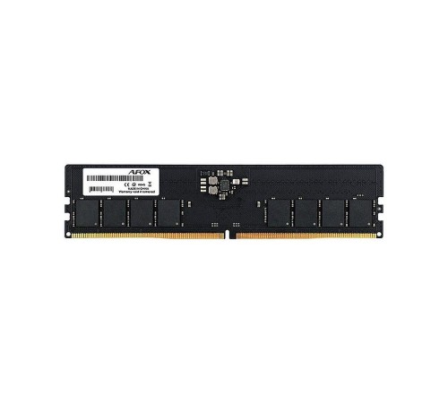 AFOX DDR5 UDIMM 32GB 5600Mhz Single Channel Package (1x32GB), PC5-44800, 288-Pin, Non-ECC, Un-Buffered, CL45-45-45-90, 1.1V AFOX DDR5 UDIMM 32GB 5600Mhz Single Channel Package (1x32GB), PC5-44800, 288-Pin, Non-ECC, Un-Buffered, CL45-45-45-90, 1.1V