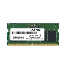 Модуль памяти Afox 32GB DDR5 5200Mhz SO-DIMM Single Channel Package (1x32GB) , PC5-41600, 262-Pin, Non-ECC, Un-Buffered, CL42-42-42-83, 1.1V