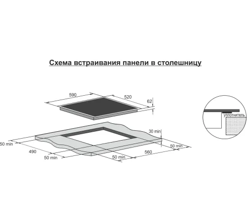 Индукционная варочная поверхность Darina PL EI305 B черный Индукционная варочная поверхность Darina PL EI305 B черный
