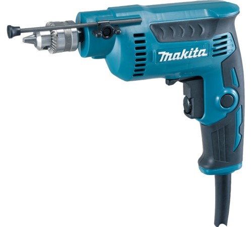 Дрель безударная Makita DP2010 370Вт ключевой реверс