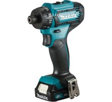 Дрель-шуруповерт Makita DF033DWAE аккум. патрон:шестигр.1/4" (кейс в комплекте)