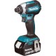 Шуруповерт Makita DTD153ZJ аккум. патрон:шестигр.1/4"