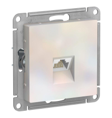 Systeme electric ATN000483 ATLASDESIGN РОЗЕТКА компьютерная RJ45, механизм, ЖЕМЧУГ