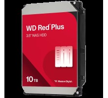 Жесткий диск Western Digital Red Plus NAS HDD 3.5" SATA 10Tb, 7200RPM, 512MB buffer, WD100EFGX, 1 year