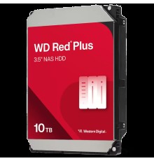 Жесткий диск Western Digital Red Plus NAS HDD 3.5" SATA 10Tb, 7200RPM, 512MB buffer, WD100EFGX, 1 year
