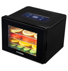 Сушка для фруктов и овощей Hyundai HYFD-1204 8под. 400Вт черный