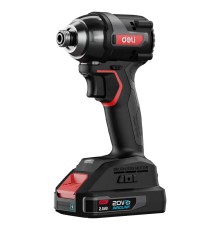 Винтоверт ударный аккумуляторный Deli DE-QZ20-1D2 (2АКБ*2Ач + ЗУ, 20V, 200Нм, 0-3600об/мин, 0-3600уд/мин, сумка)