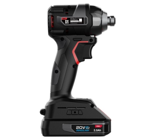 Винтоверт ударный аккумуляторный Deli DE-QZ20-1D2 (2АКБ*2Ач + ЗУ, 20V, 200Нм, 0-3600об/мин, 0-3600уд/мин, сумка)