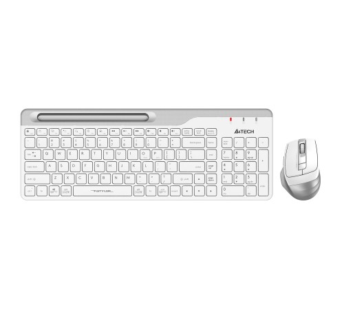 Клавиатура + мышь A4Tech Fstyler FB2535C клав:белый/серый мышь:белый/серый USB беспроводная Bluetooth/Радио slim Клавиатура + мышь A4Tech Fstyler FB2535C клав:белый/серый мышь:белый/серый USB беспроводная Bluetooth/Радио slim