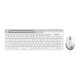 Клавиатура + мышь A4Tech Fstyler FB2535C клав:белый/серый мышь:белый/серый USB беспроводная Bluetooth/Радио slim