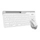Клавиатура + мышь A4Tech Fstyler FB2535C клав:белый/серый мышь:белый/серый USB беспроводная Bluetooth/Радио slim