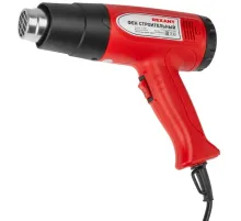 Фен строительный REXANT, 230 В/1500 Вт "STANDARD" с терморегулятором и дисплеем