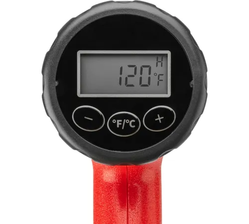 Фен строительный REXANT, 230 В/1500 Вт "STANDARD" с терморегулятором и дисплеем