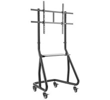 Подставка для телевизора Ultramounts UM 298 черный 60"-105" макс.100кг напольный мобильный