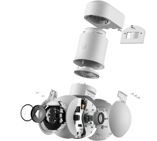 Камера видеонаблюдения Ubiquiti UniFi Protect Camera G5 PTZ 2K (4MP), 30 к/с, ƒ/1.85–ƒ/2.4, IP66, ИК-подсветка до 20 м Камера видеонаблюдения Ubiquiti UniFi Protect Camera G5 PTZ 2K (4MP), 30 к/с, ƒ/1.85–ƒ/2.4, IP66, ИК-подсветка до 20 м