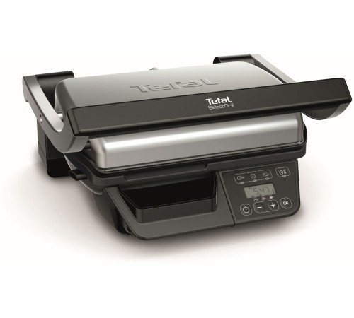 Электрогриль Tefal Optigrill GC740B30 2000Вт черный/серебристый Электрогриль Tefal Optigrill GC740B30 2000Вт черный/серебристый