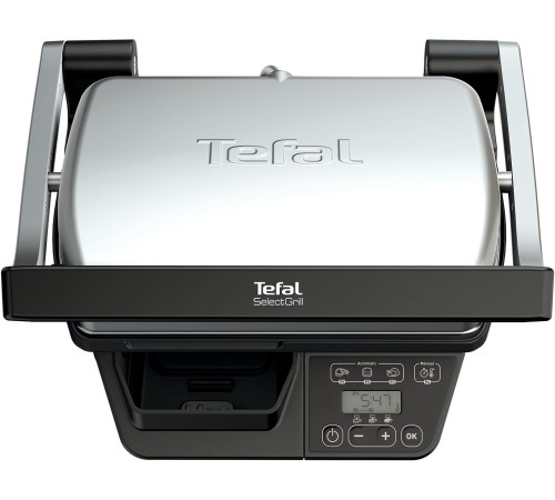 Электрогриль Tefal Optigrill GC740B30 2000Вт черный/серебристый Электрогриль Tefal Optigrill GC740B30 2000Вт черный/серебристый