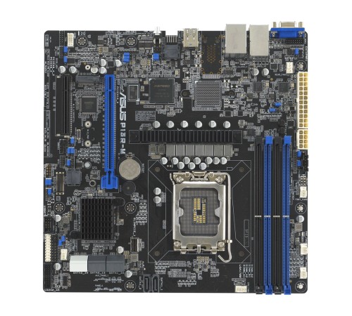 Материнская плата ASUS P13R-M LGA1700 mATX 4xDDR5 PCIEx16 PCIEx8 M.2 VGA 2хGLAN