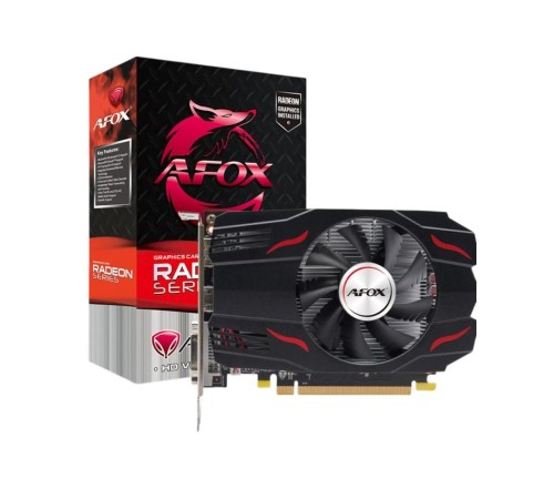Видеокарта Afox RX550 4GB GDDR5 128bit DVI DP HDMI 1FAN RTL
