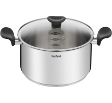 Кастрюля Tefal Primary E3084674 5.2л. d=24см (с крышкой) стальной (2100120958)