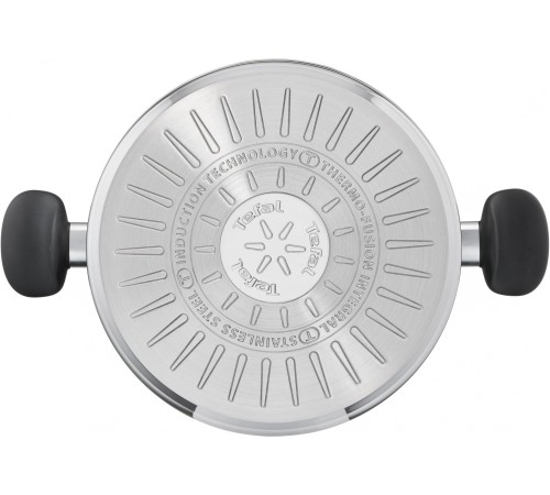 Кастрюля Tefal Primary E3084674 5.2л. d=24см (с крышкой) стальной (2100120958)