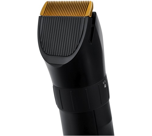 Машинка для стрижки Polaris PHC 3017RC Argan Therapy Pro черный/серебристый (насадок в компл:5шт)