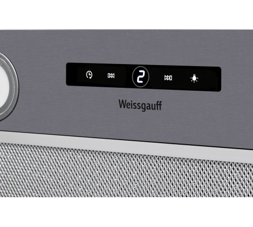Вытяжка встраиваемая Weissgauff BOX 1200 IX нержавеющая сталь управление: сенсорное (1 мотор)