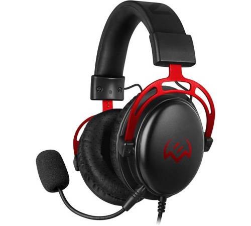 Наушники с микрофоном Sven AP-G1000MV черный/красный мониторные оголовье (SV-020361) Наушники с микрофоном Sven AP-G1000MV черный/красный мониторные оголовье (SV-020361)