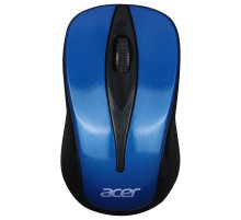 Мышь Acer OMR132 синий/черный оптическая (1000dpi) беспроводная USB для ноутбука (3but)