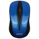 Мышь Acer OMR132 синий/черный оптическая (1000dpi) беспроводная USB для ноутбука (3but)