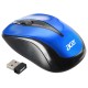 Мышь Acer OMR132 синий/черный оптическая (1000dpi) беспроводная USB для ноутбука (3but)