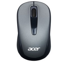 Мышь Acer OMR134 серый оптическая (1000dpi) беспроводная USB для ноутбука (3but)