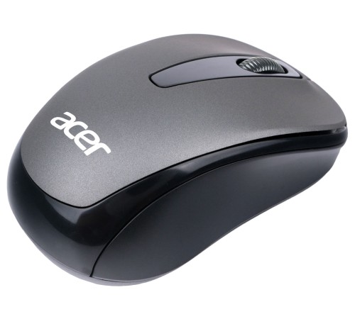 Мышь Acer OMR134 серый оптическая (1000dpi) беспроводная USB для ноутбука (3but)