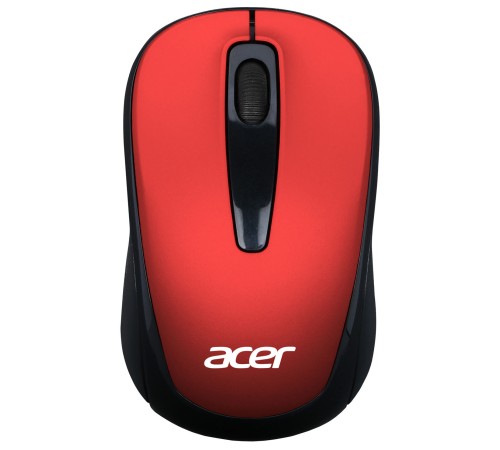 Мышь Acer OMR136 красный оптическая (1000dpi) беспроводная USB для ноутбука (3but)