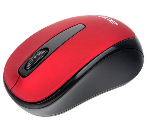 Мышь Acer OMR136 красный оптическая (1000dpi) беспроводная USB для ноутбука (3but)