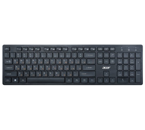 Клавиатура Acer OKW122 черный USB Клавиатура Acer OKW122 черный USB