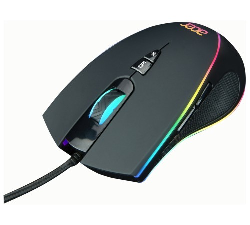 Мышь Acer OMW131 черный оптическая (6000dpi) USB (7but)