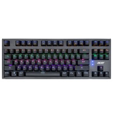 Клавиатура Acer OKW126 механическая черный USB for gamer LED
