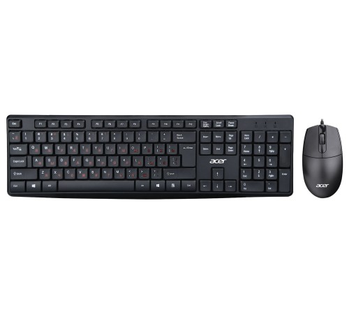 Клавиатура + мышь Acer OMW141 клав:черный мышь:черный USB
