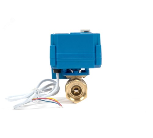 Кран шаровый 3/4'с электроприводом 12V