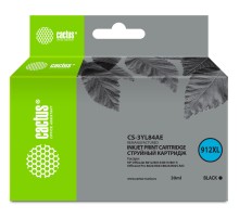 Картридж струйный Cactus CS-3YL84AE 912XL (есть ограничения по прошивке) черный (30мл) для HP OfficeJet 8012/8014/8015/8017;OfficeJet Pro 8022/8023/8024/8025 AIO