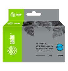 Картридж струйный Cactus CS-3YL84AE 912XL (есть ограничения по прошивке) черный (30мл) для HP OfficeJet 8012/8014/8015/8017;OfficeJet Pro 8022/8023/8024/8025 AIO