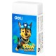 Ластик Deli Paw Patrol EH308 45х25х12мм ПВХ ассорти картонный дисплей (1шт)