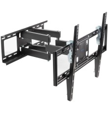 Кронштейн для телевизора Kromax OPTIMA-409 черный 32"-65" макс.45кг настенный поворотно-выдвижной и наклонный